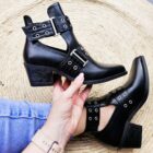 cowboylaarsjes-open-femmy-zwart-studs