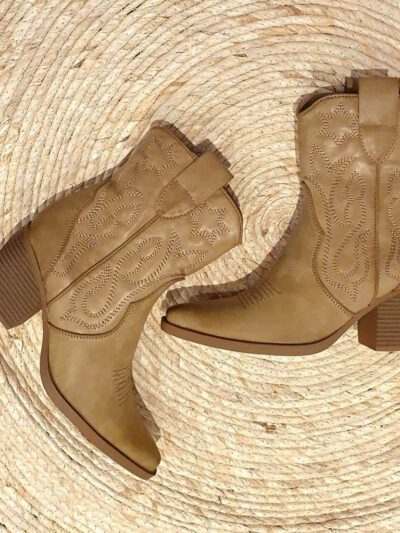 lage-dames-laarsjes-khaki-western-cowboy-boots-beige-fashion-musthaves