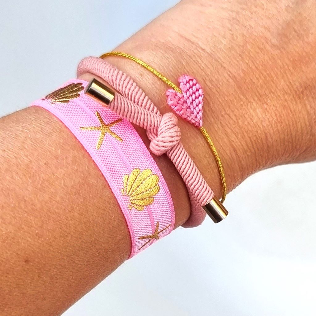 armband-roze-elastisch-beach-ibiza-boho-style-fashion-sieraden-webshop
