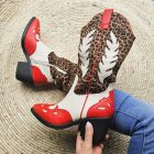 dames-western-cowboylaarzen-leopard-rood-wit