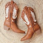 dames-western-laarzen-camel-beige