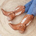dames-western-laarzen-camel-beige
