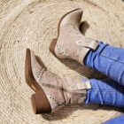 cowboy-enkellaarzen-mandy-goud