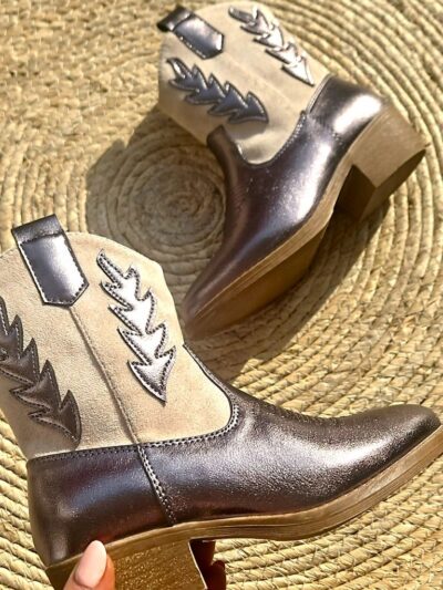 kids-cowboyboots-beige-metal