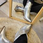 dames-enkellaarsjes-zilver