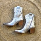 dames-enkellaarsjes-zilver